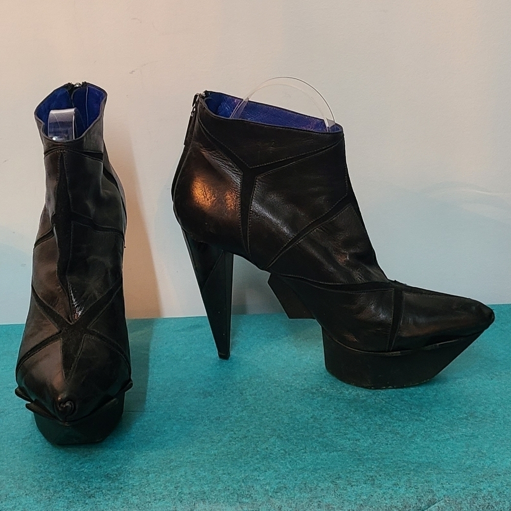 Raphael Young Leather Booties